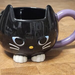 Starbucks Black Cat Mug Eye-Colour Changing JAPAN 2024 EXCLUSIVE